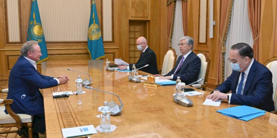 
                    Президент РК провел ряд встреч с руководителями международных компаний
                