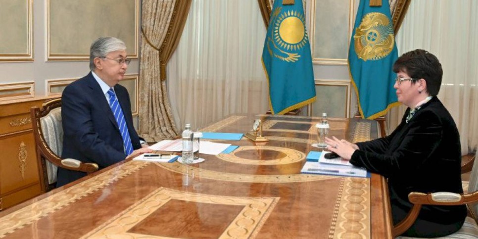 
                    Президент РК принял председателя Счетного комитета Наталью Годунову
                