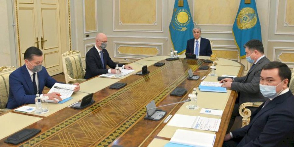 
                    Президент РК провел встречу с главой «АрселорМиттал»
                