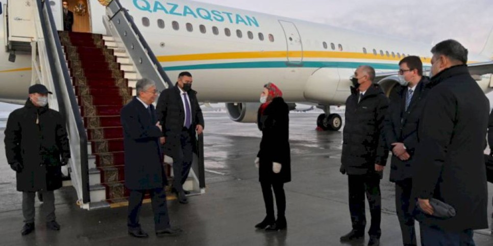 
                    Касым-Жомарт Токаев прибыл в Санкт-Петербург
                