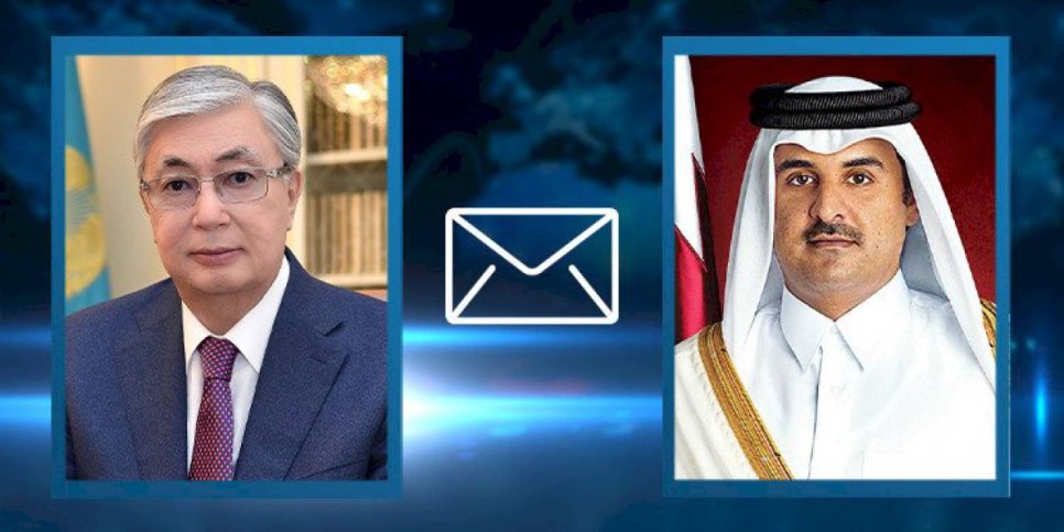 
                    Президент Казахстана поздравил эмира Катара
                