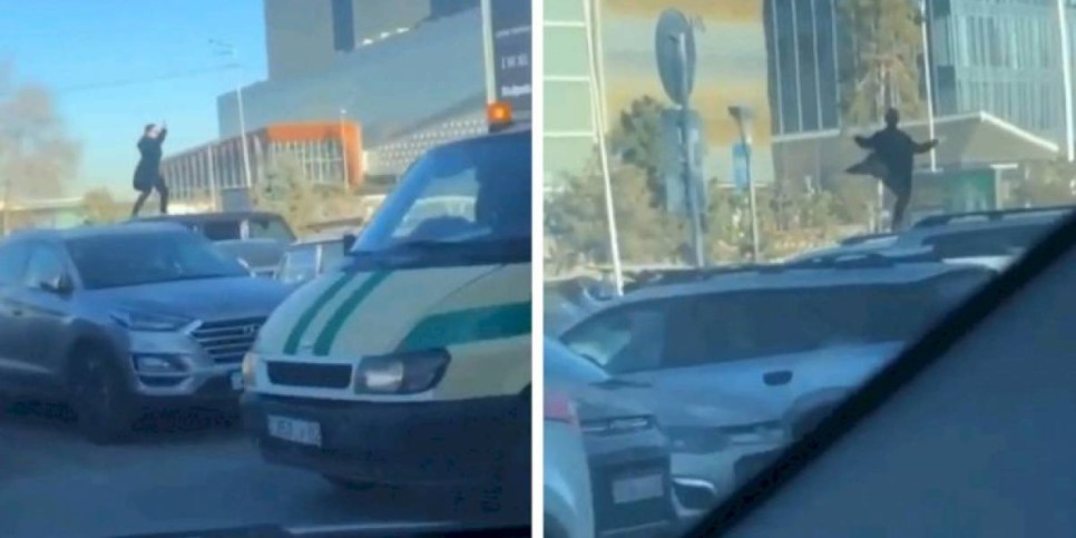 
                    Полиция Алматы наказала одного из участников видео с человеком на крыше авто
                