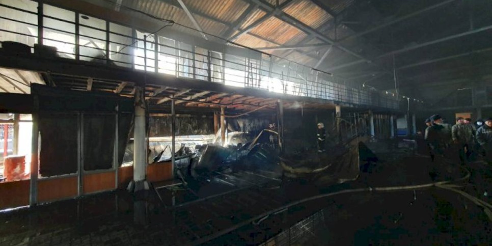 
                    Пожар в ТД «Аксай» в Алматы: жертв и пострадавших нет
                