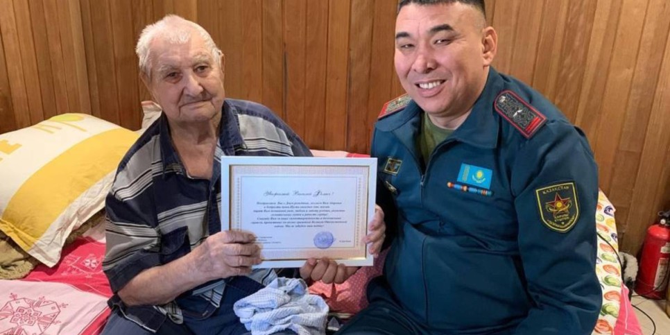 
                    101-й год отметил ветеран войны из Алматы
                