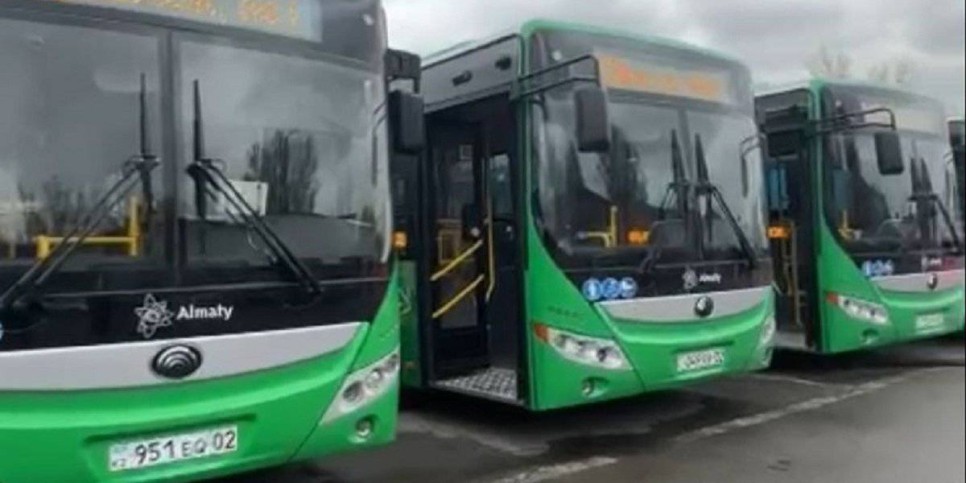 
                    30 новых автобусов вышли на маршруты в Алматы
                