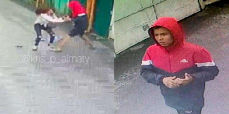 
                    Ограбление девушки попало на видео в Алматы
                