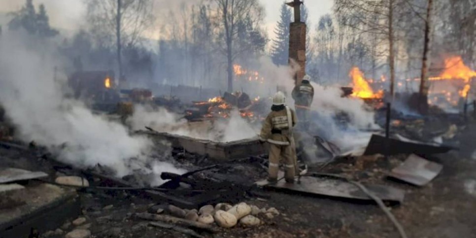 
                    Пожар в Риддере: хронология событий
                