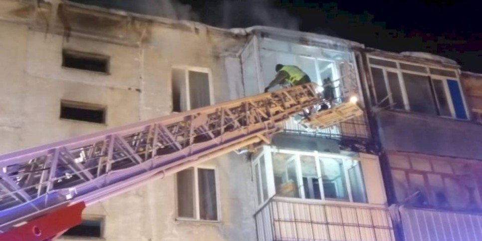 
                    При пожаре в многоквартирном доме в Талдыкоргане погиб мужчина
                