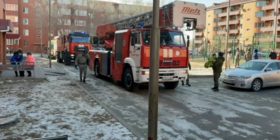
                    Пожар произошел в многоквартирном доме в Капшагае
                