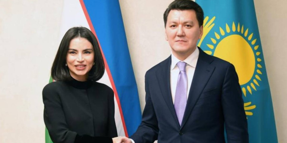 
                    Государственный советник Ерлан Карин провел встречу с помощником президента Узбекистана
                