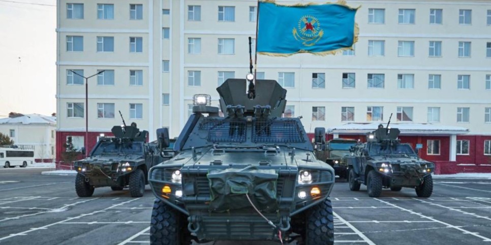 
                    Национальная гвардия готовится к Параду Победы в Астане 
                