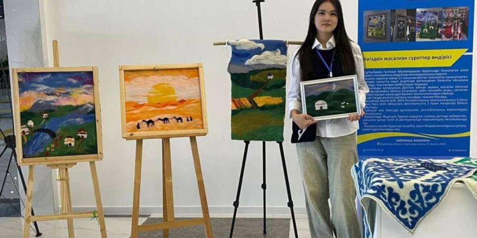 
                    17-летняя карагандинка на грант акима области открыла цех по переработке шерсти
                