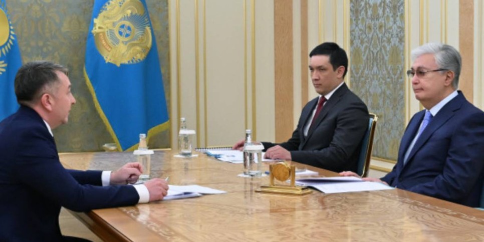 
                    Токаев принял министра юстиции Ерлана Сарсембаева
                