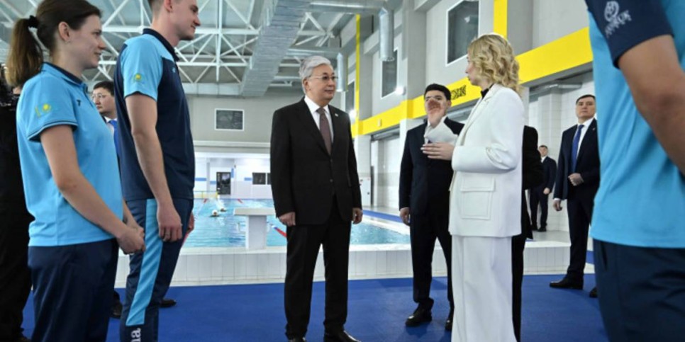 
                    Президенту Токаеву показали спортивный центр QazSwimAcademy
                