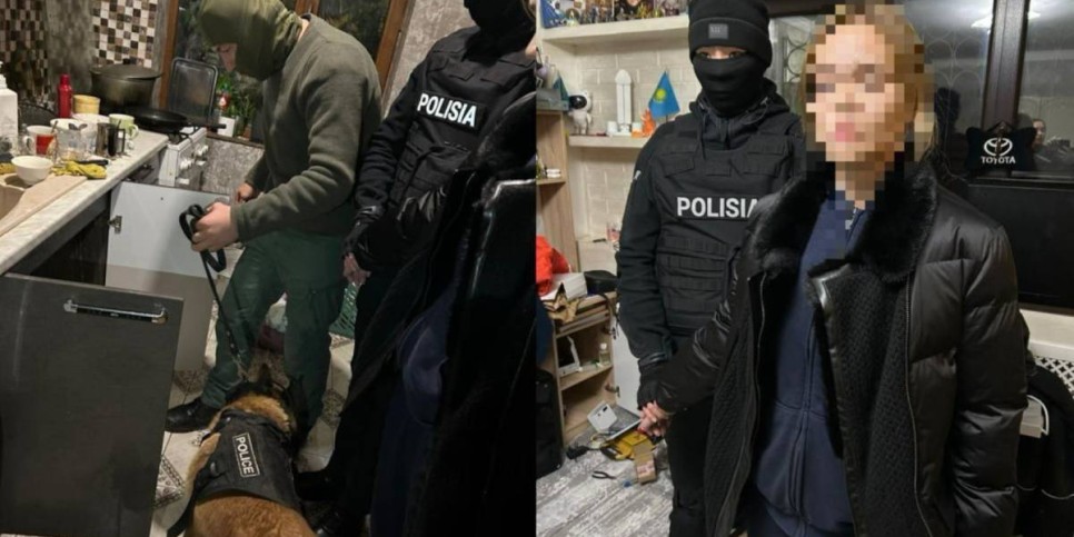 
                    Полицейская собака помогла задержать наркосбытчицу в Алматы
                