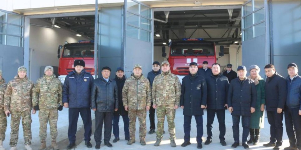 
                    Новую пожарную часть открыли в Атырауской области
                