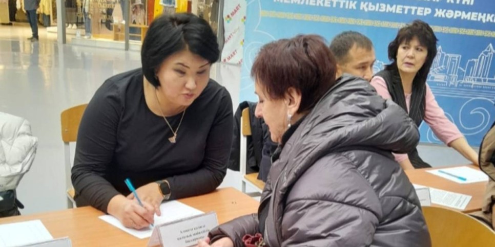 
                    В Турксибском районе Алматы прошла ярмарка госуслуг
                