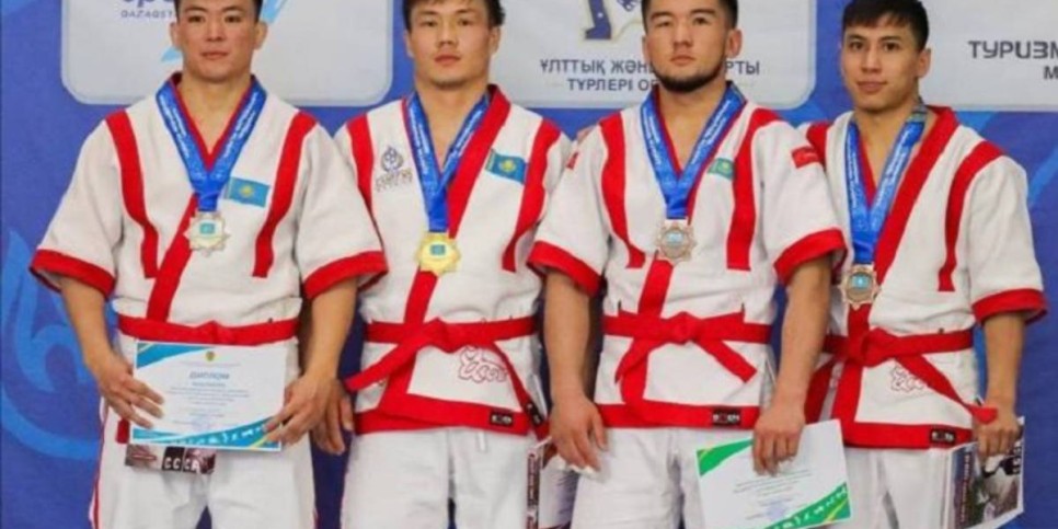 
                    Семь медалей завоевали спортсмены ЦСК на национальном чемпионате по қазақ күресі
                