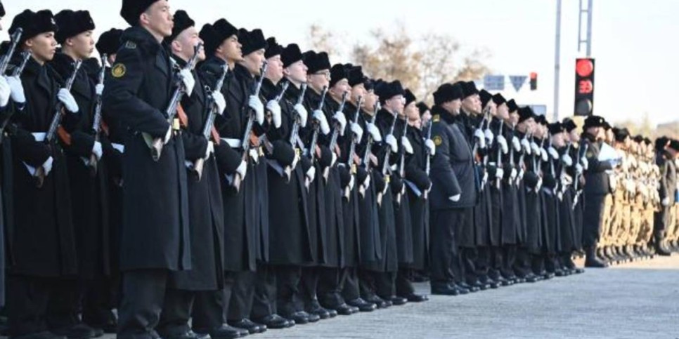 
                    Казахстанские новобранцы дали клятву на верность Родине  
                