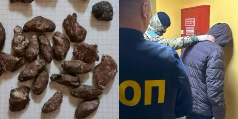 
                    Закладки с наркотиками маскировали под обычные камни в Павлодаре  
                
