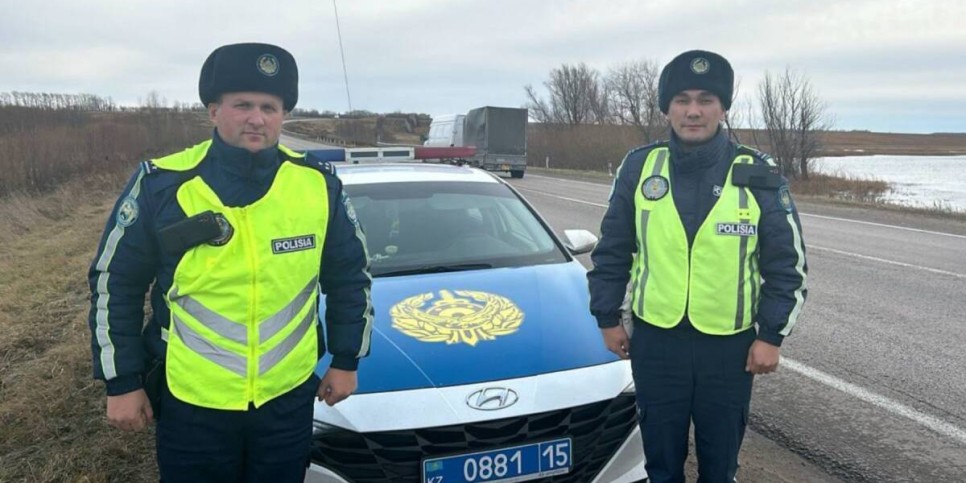 
                    Житель села в СКО поблагодарил полицейских за оперативную помощь 
                