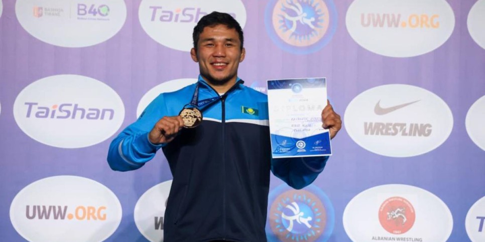 
                    Нуркожа Кайпанов стал чемпионом мира в Албании
                