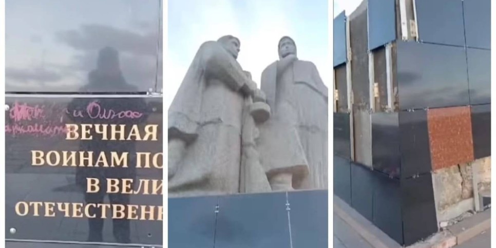 
                    Вандалы осквернили памятник воинам ВОВ в Акмолинской области
                