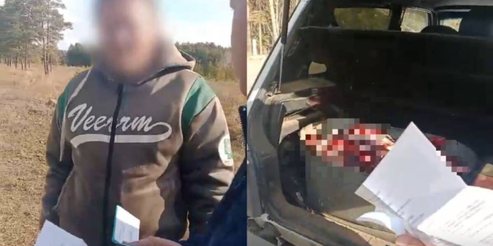 
                    В багажнике авто жителя Акмолинской области найдены туши косуль 
                