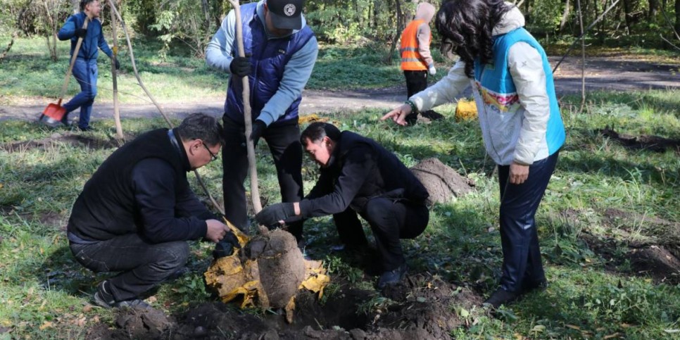
                    «Жарқын күз»: в роще Баума в Алматы прошла масштабная экоакция
                