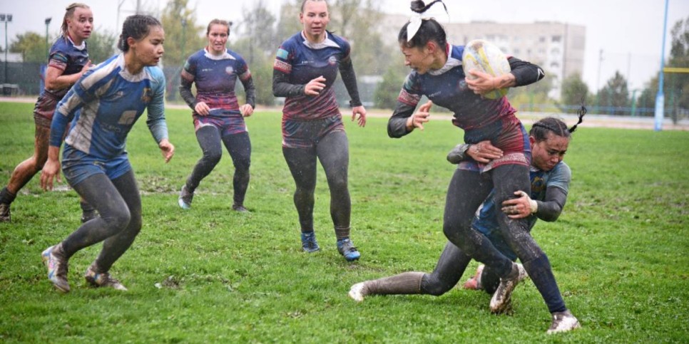 
                    В Алматы прошли соревнования по регби-7 
                