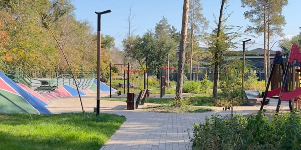 
                    На заброшенном участке построен новый сквер в Алматы
                
