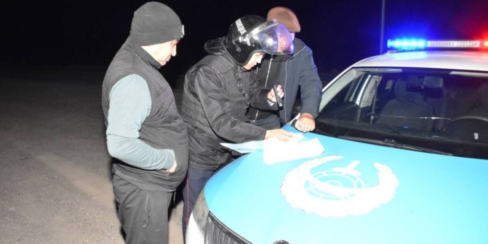 
                    Передвижные блокпосты выставлены на автодорогах Карагандинской области 
                