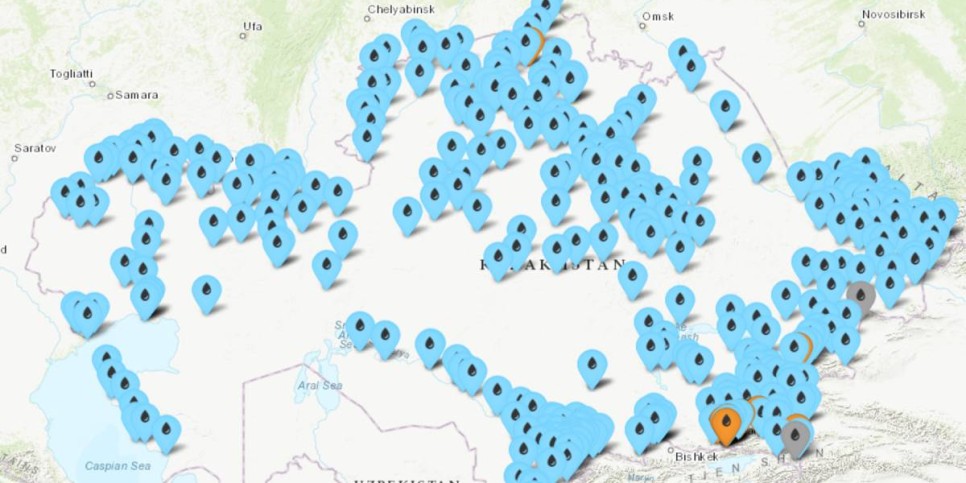 
                    Казгидромет открыл доступ к интерактивной карте гидрологического мониторинга 
                