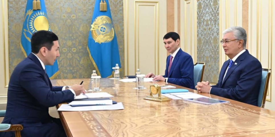 
                    Токаев принял председателя правления АО «Самрук-Қазына» Нурлана Жакупова
                