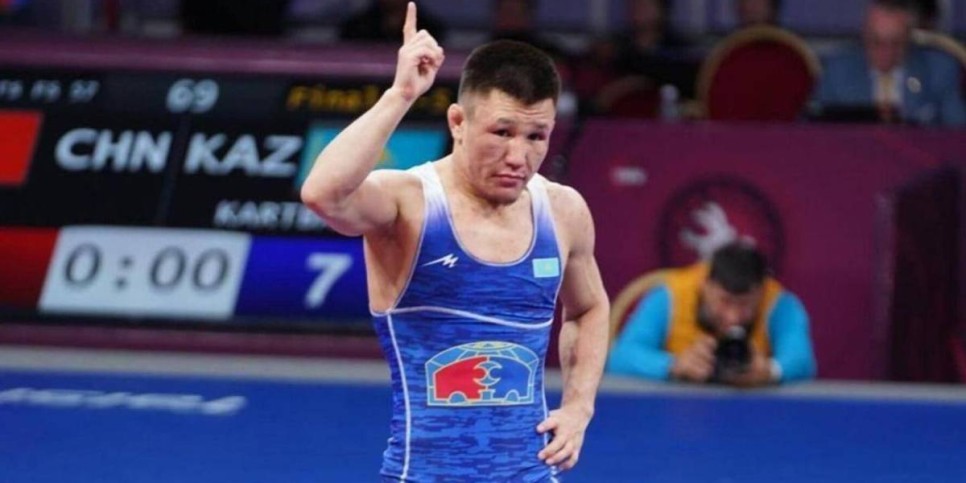
                    Мейрамбек Картбай получил лицензию по вольной борьбе на Олимпийские игры в Париже
                