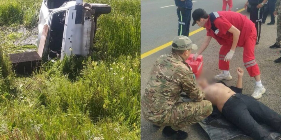 
                    Пострадавшим в ДТП помогли бойцы акмолинского СОБР
                