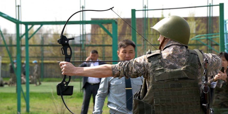 
                    Соревнования по военно-прикладным видам спорта прошли среди школьников Алматы
                