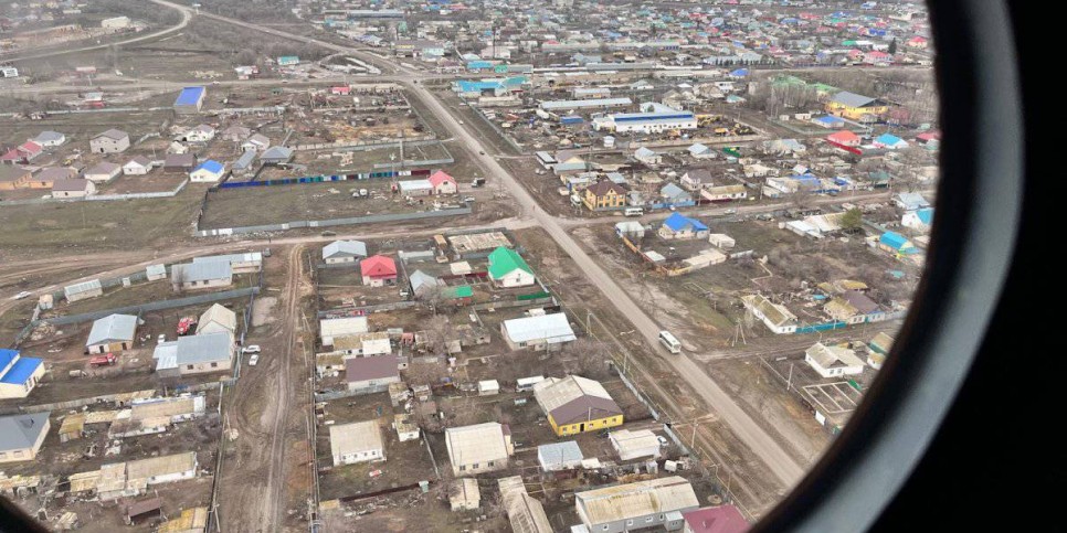 
                    Большая вода идет из России в Западный Казахстан
                