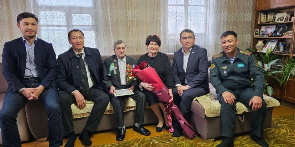 
                    Вековой юбилей отмечает ветеран войны Василий Зинченко в Алматы
                