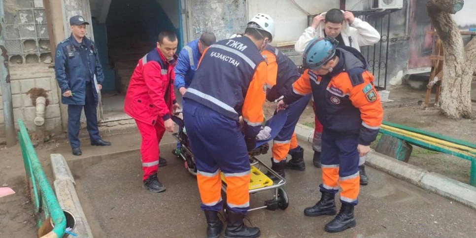 
                    Пожилую женщину спасли в Кызылорде
                