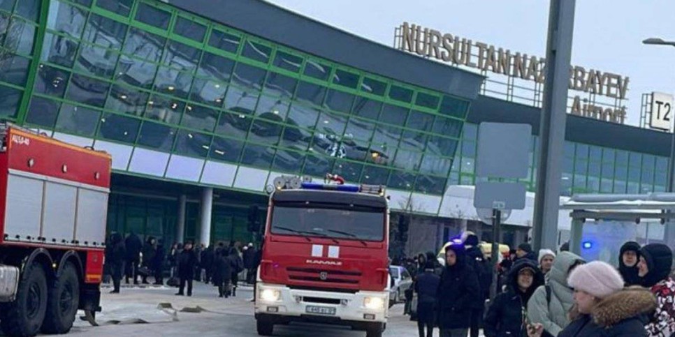 
                    Пожар произошел в аэропорту Астаны
                