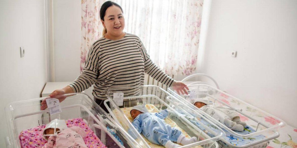 
                    Первые тройняшки родились в Жетысу
                