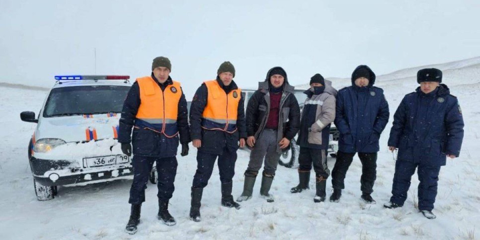 
                    163 взрослых и 27 детей спасены из снежных заносов в Карагандинской области
                