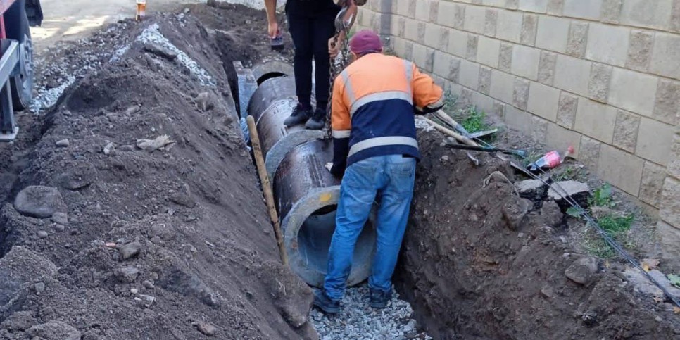 
                    В Наурызбайском районе строят арычные системы
                