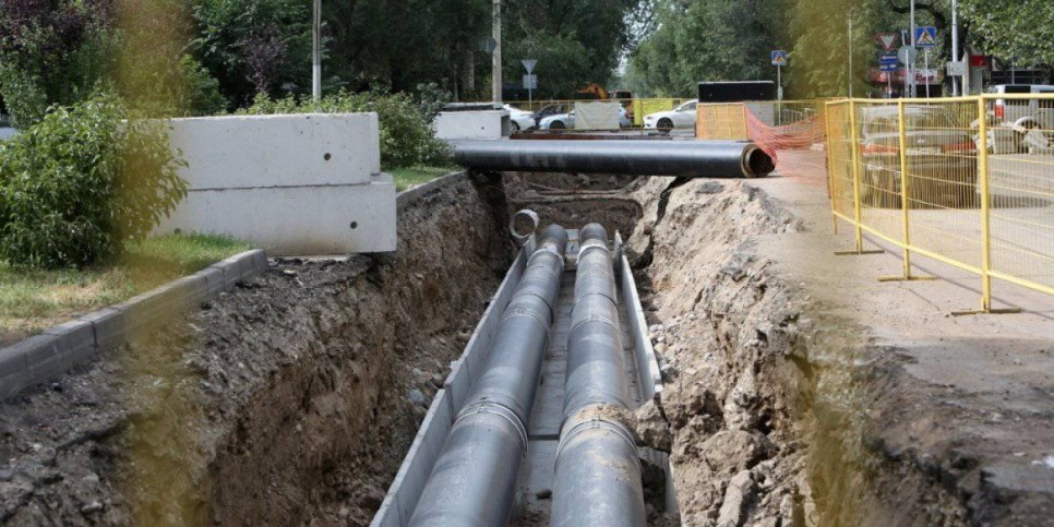 
                    Изношенные теплосети заменят в Жетысуском районе
                