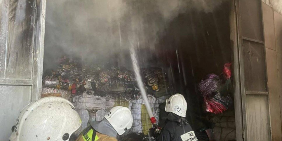 
                    Пожар на барахолке ликвидировали в Алматы
                