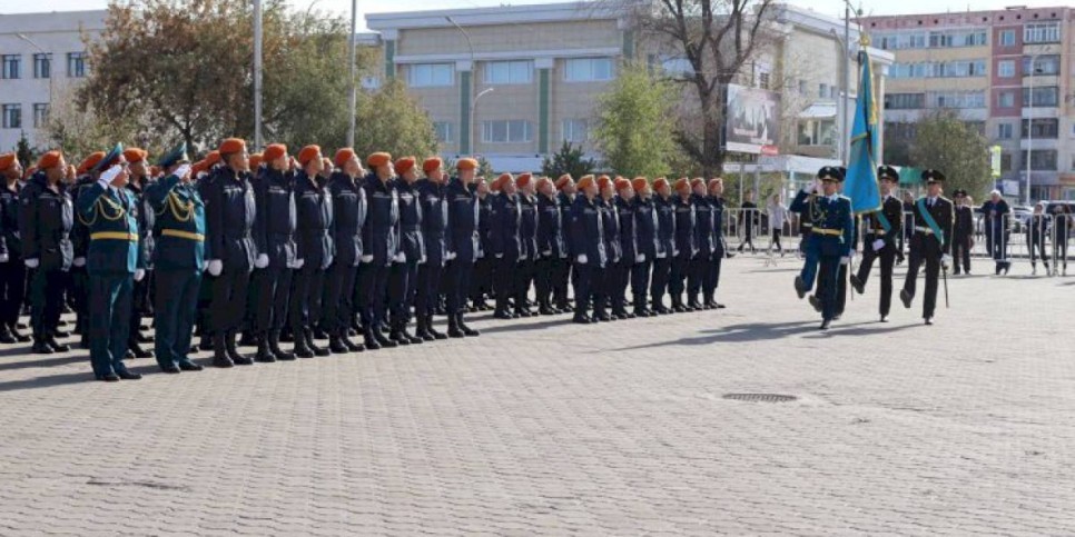 
                    100 курсантов Академии гражданской защиты МЧС РК приняли присягу
                