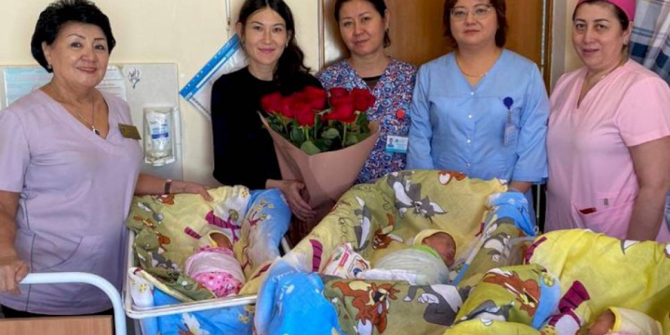 
                    Тройня родилась в Алматинской области
                