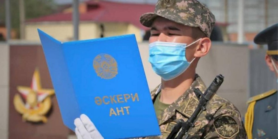 
                    Казахстанские новобранцы принесли присягу на верность Родине
                
