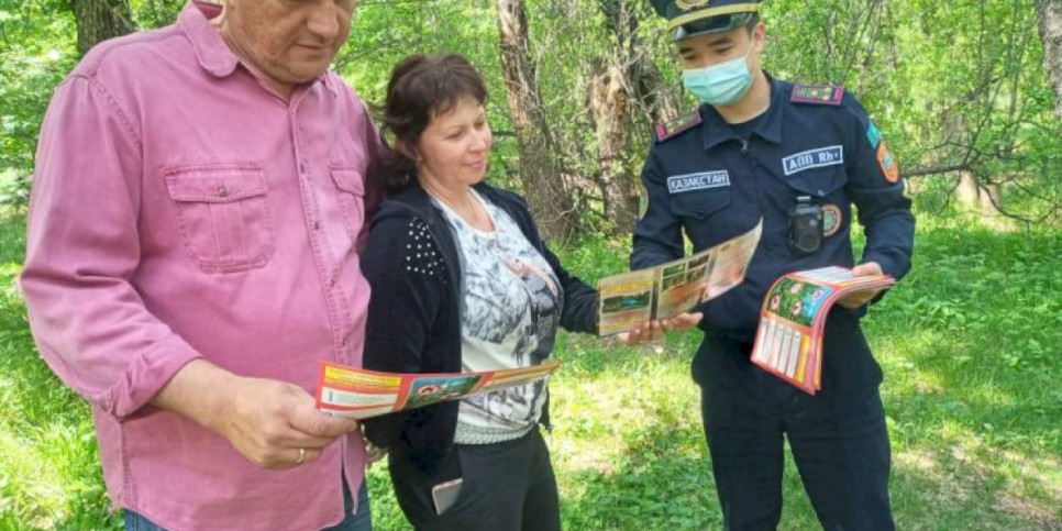 
                    Жителям и гостям Алматы напомнили о правилах пожарной безопасности
                